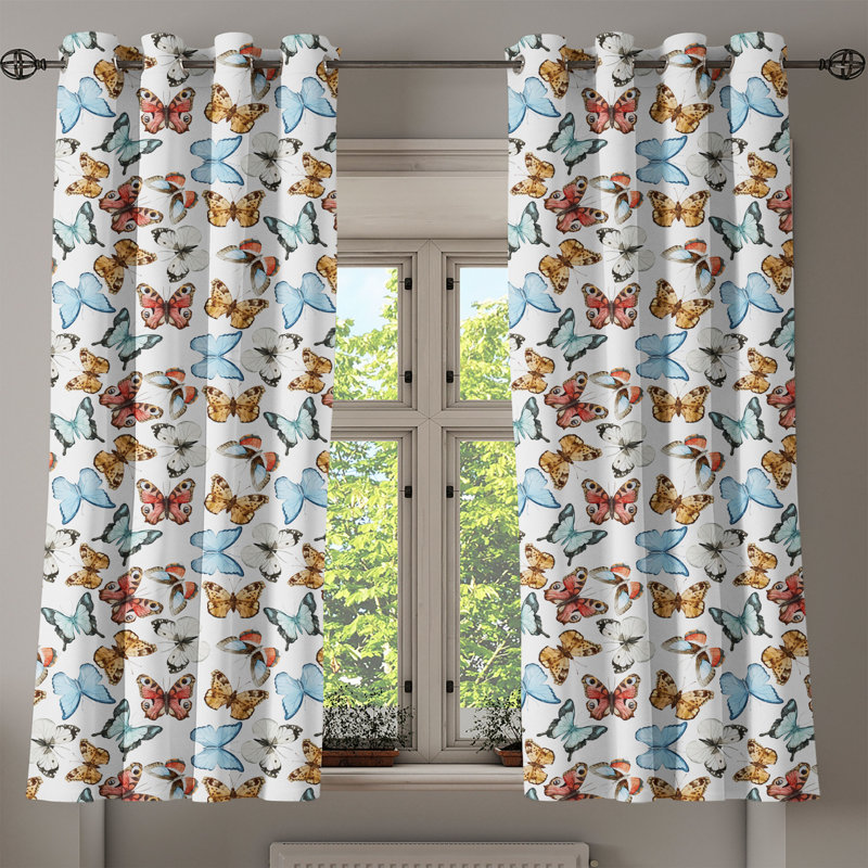 Sateen Blackout Curtain Pair, 50" W x 63" L