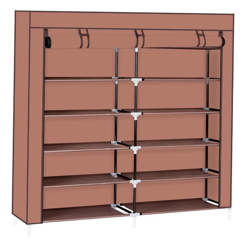 36 Pair Shoe Storage Cabinet, Brown