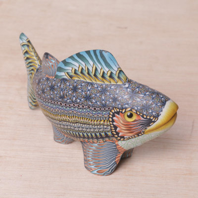 Bali Fish Polymer Clay Figurine