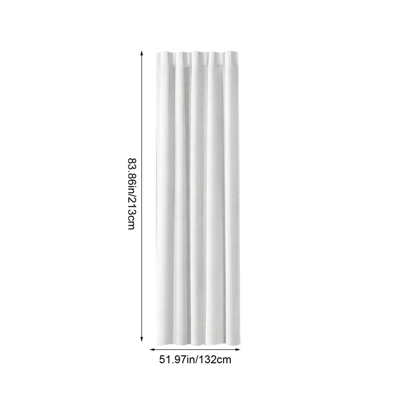 Rideaux de salon sur tige, White