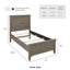 Ensemble de chambre à coucher avec lit gigogne et table de chevet 2 pièces Isiah-64152169