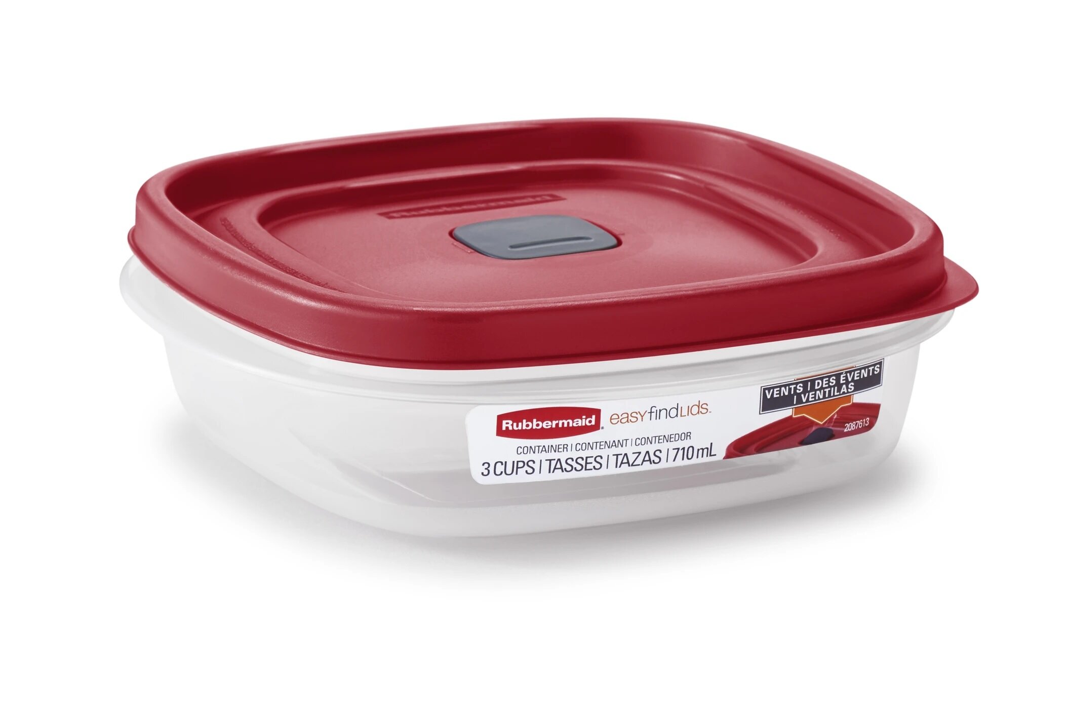 Rubbermaid Easy Find Lids Food Storage Containers, 8.5 Cup, 2-Piece