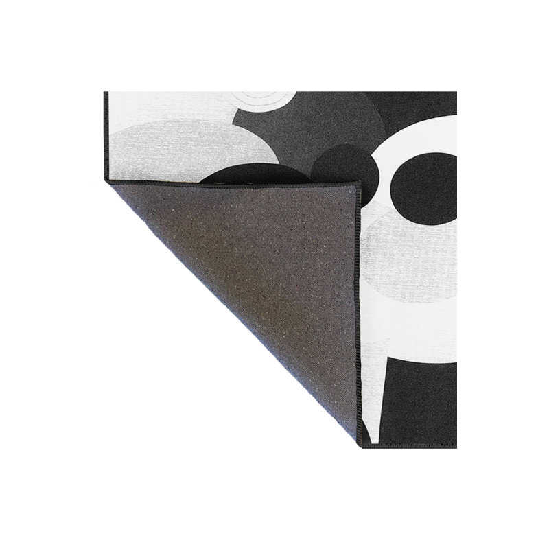 Tapis noir Mosso, 2'6" x 9'10"