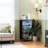 4 Drawer Dresser for Bedroom, Narrow Chest of Drawers, Wooden Top and Study Iron Frame 18"x37.5"-(WxH)