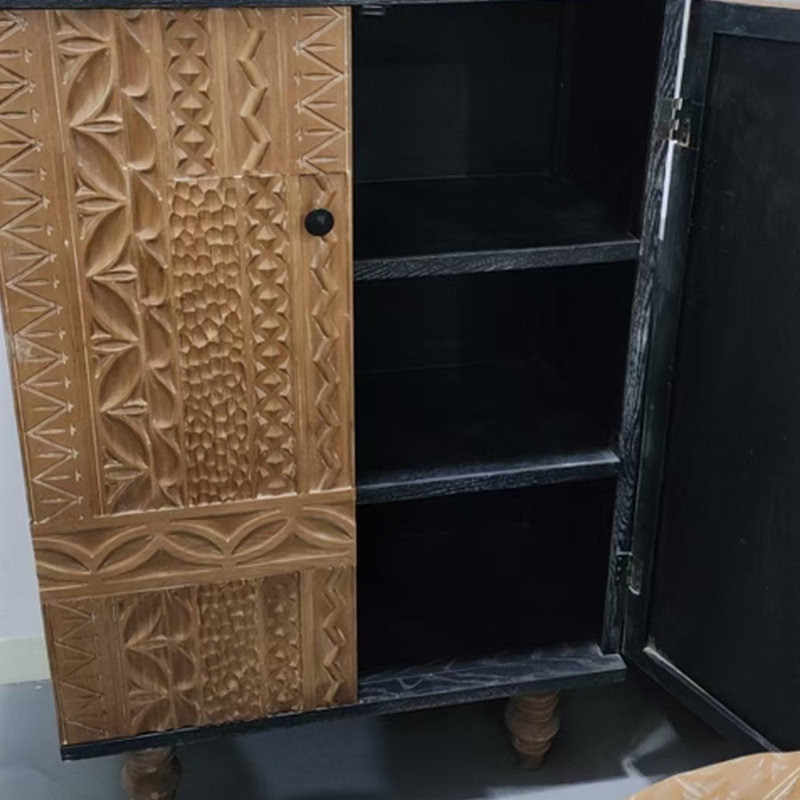 Solid  Wood Entryway Cabinet