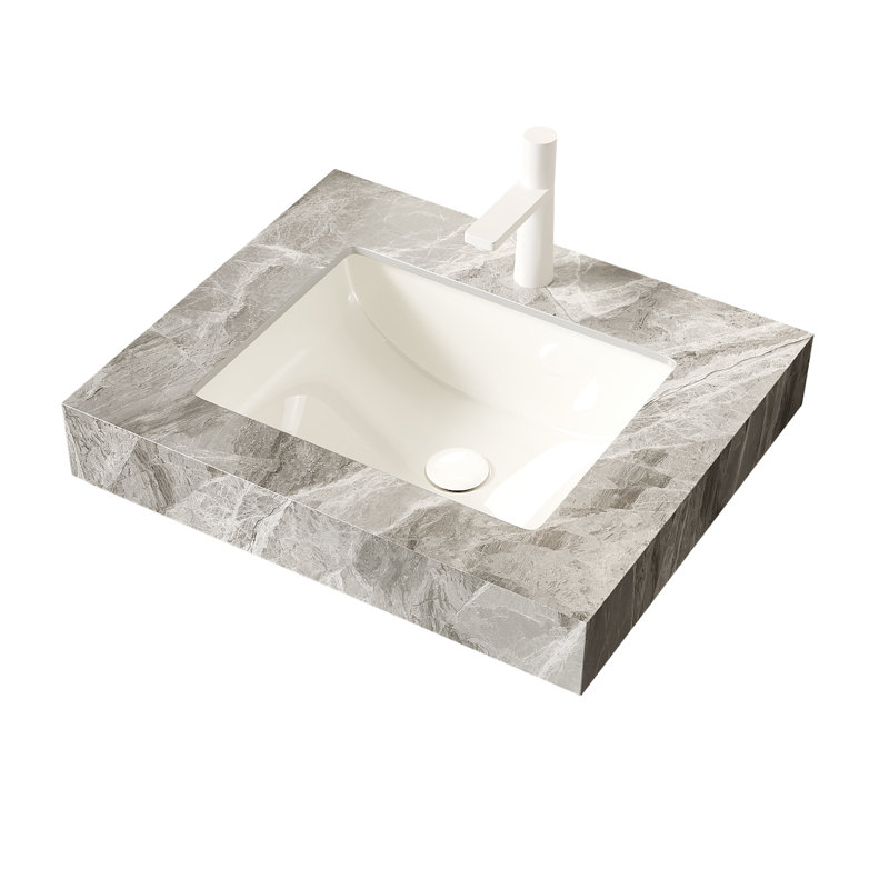 Armoire de salle de bain flottante Mid-Century