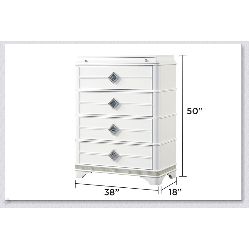 Commode 4 tiroirs Laguna