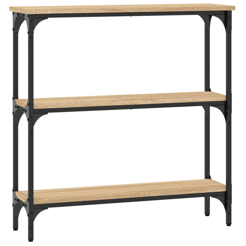 Console Table, 75cm H x 75cm W x 22.5cm D, Sonoma Oak