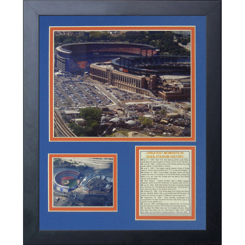 Shea Stadium et Citi Field, souvenirs encadrés