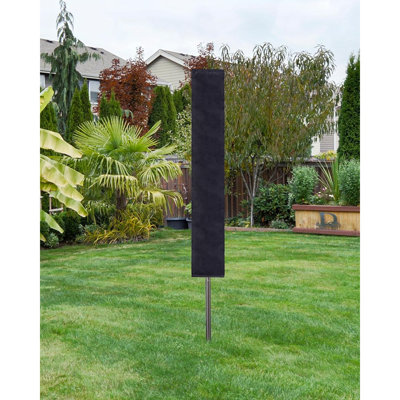 Séchoir à vêtements d'extérieur pour parasol, support pliable à 4 bras avec cadre en acier et hauteur réglable pour la lessive