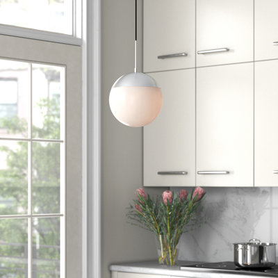 Luminaire suspendu sphère 1 lumière Yearby