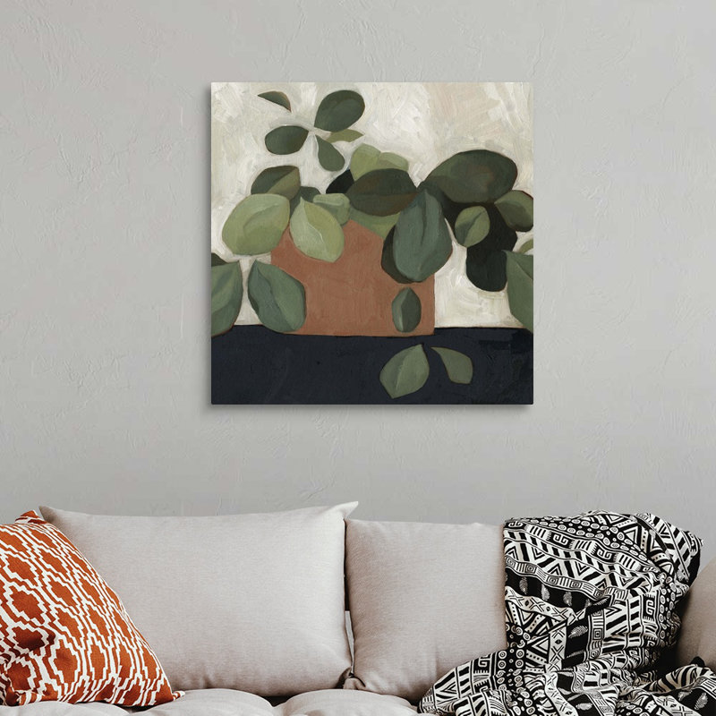 Jade Hoya I, art mural sur toile, Toile tendue, H 30 po x l 30 po