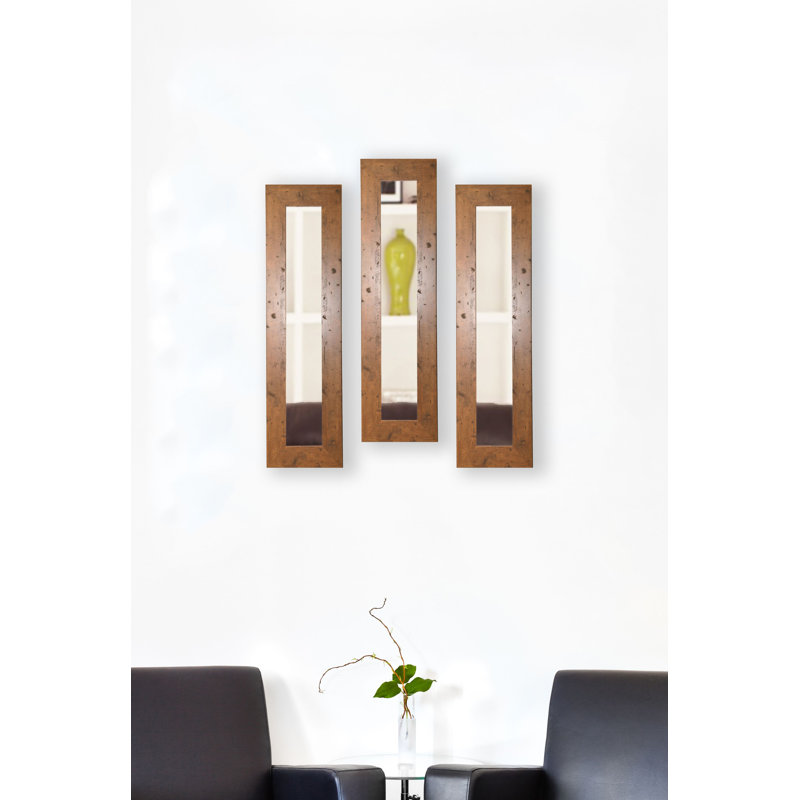 Trujillo Flat Wall Mirror, 35.5" H x 9.5" W