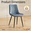 Dining Room Chairs,Faux Leather Kitchen Chairs With Metal Legs-769643759-738423171