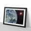 Earths View of the Sun and Moon - Picture Frame Graphic Art Print on MDF-55732612-55732615