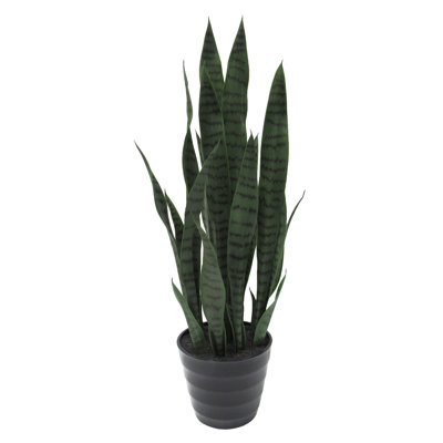 Plante de serpent artificielle Sansevieria en pot