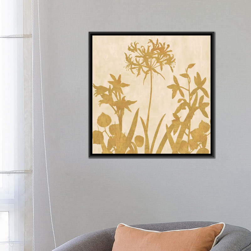 « i », impression sur toile Reflections, H 26 po x l 26 po x P 1,5 po, Toile avec cadre noir, Pas de tapis