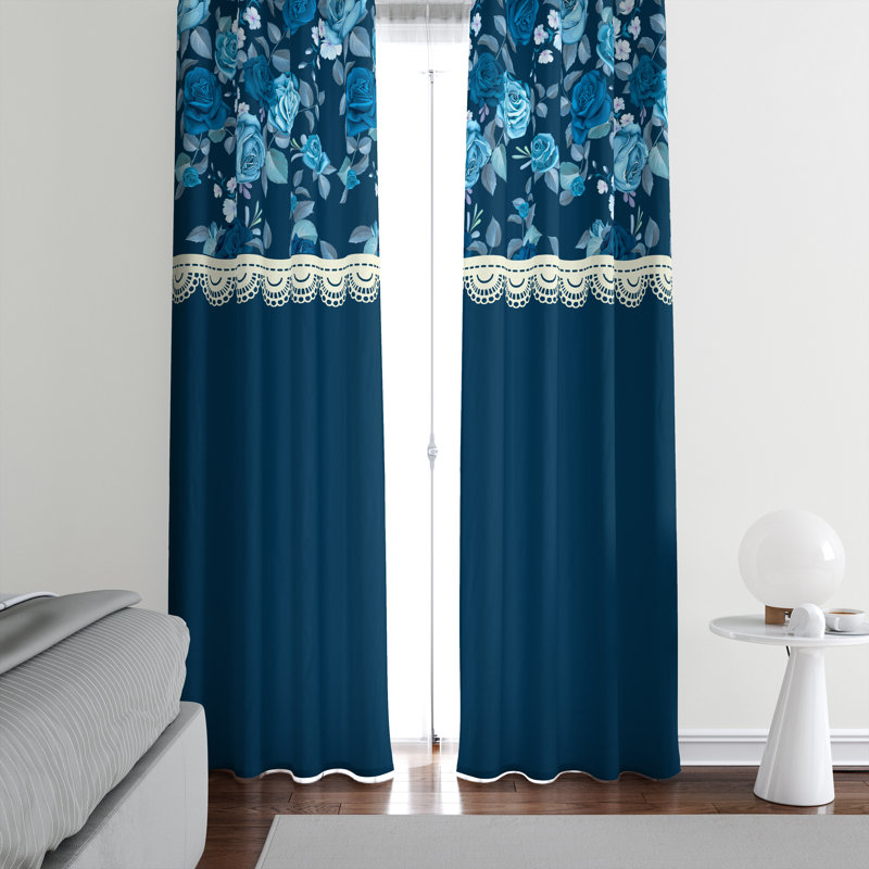 Semi Sheer Curtain Pair, 20" W x 52" L