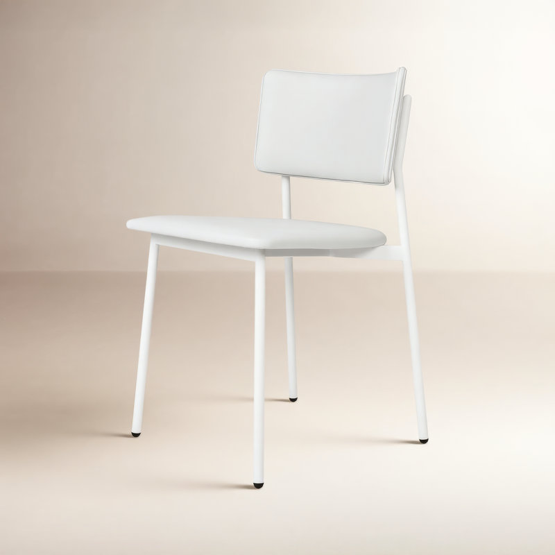 Signal Chair, Putty Putty Faux Leather, White