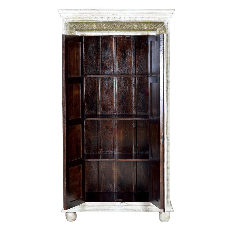 Gaia 2 Door Solid Wood Wardrobe