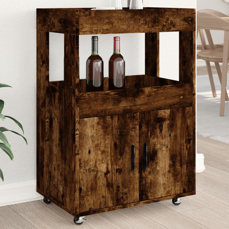 Shebra 60cm Mini Bar, Smoked Oak