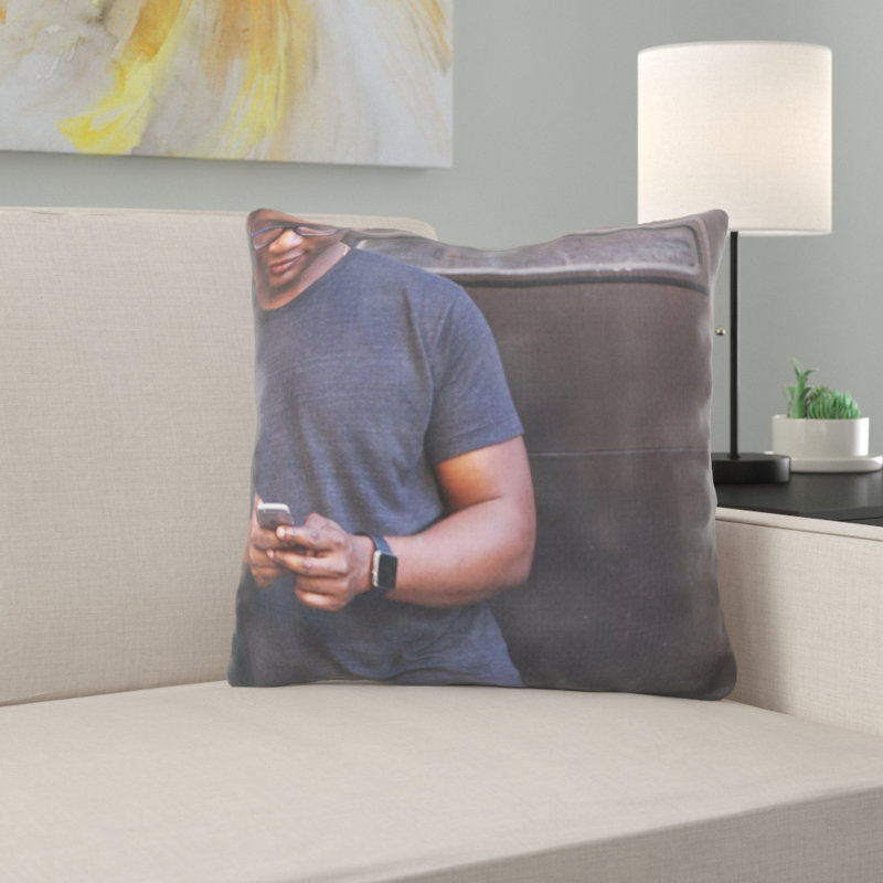 Coussin décoratif man