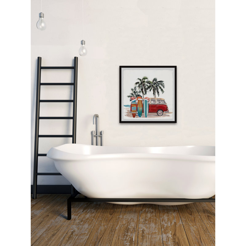 «Have A Very Beachy Christmas», reproduction encadrée, H 24 po x l 24 po x P 1,5 po
