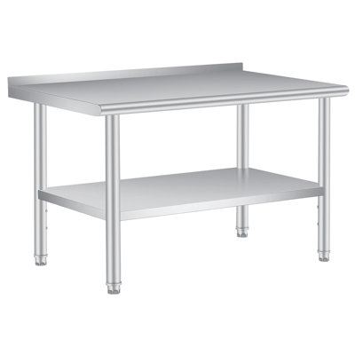 182.9cm W Stainless Steel Top Workbench