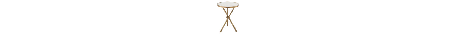 Twig Table-Brass/White Marble