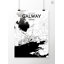 Galway City Map - No Frame Print-700698577