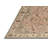 Machine Washable Tabriz Brown Area Rug-2063789896