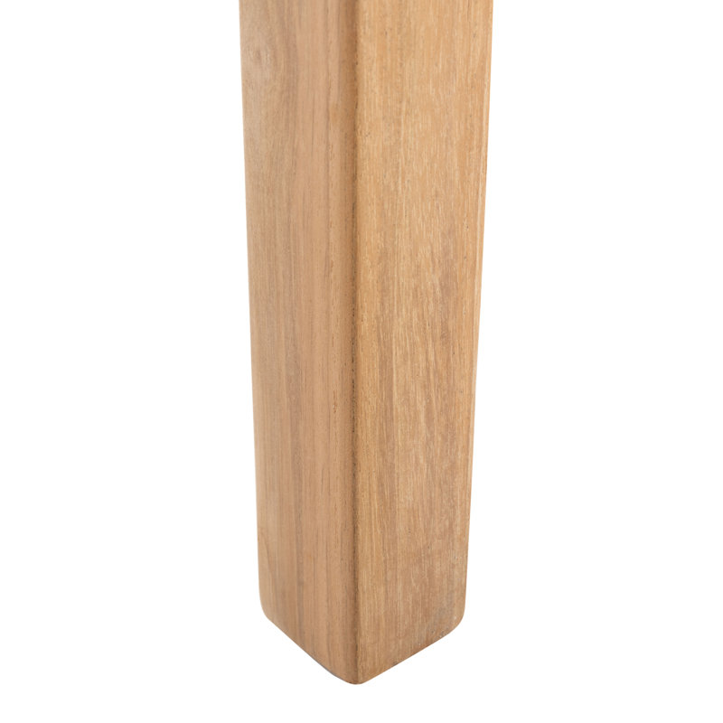 Leather Counter Stool, White/Natural