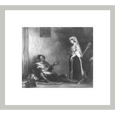 «The Arab Merchant» par Eugène Delacroix, impression giclée sur cadre