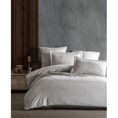 Modern & Contemporary Cotton Chevron / Zig Zag Duvet Cover