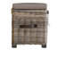 Aliyaha Handmade Kubu Rattan Blanket Box Bench Seat. Lift Top Ottoman Storage. Lined Interior