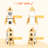 Rocket Shape Wooden Luxury Cat Tower