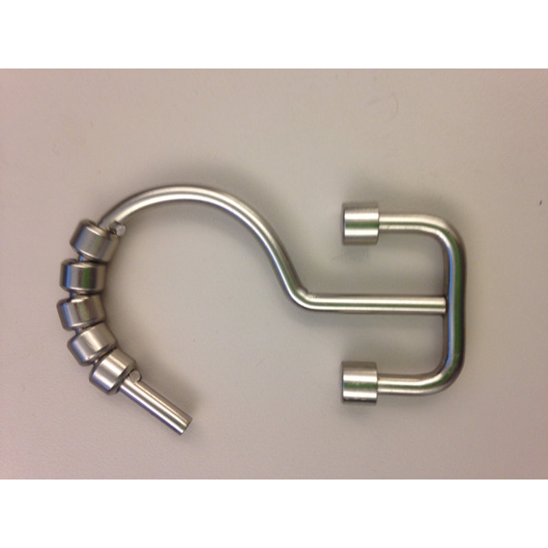 Double Hang Metal Shower Accessory