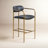 Belarus Upholstered Counter Stool with Metal Frame-399937360-399937361