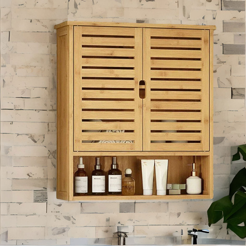 Wooden Bathroom Wall Vanity Cabinet
