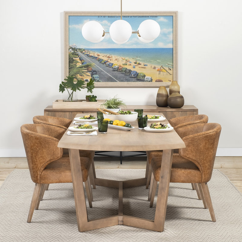 Devin Solid Wood Dining Table