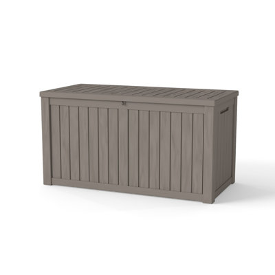 Yardgrace 190 Gallons Water Resistant Resin Lockable Deck Box by Yardgrace