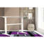 Bureau debout blanc transitionnel réglable de 47 po à hauteur réglable pour usage de bureau blanc, mobilier, capacité de poids de 220 lb,