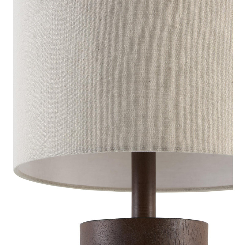 Norlina Floor Lamp, Dark Brown