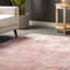 Solid Colour Shag Area Rug-1726082183