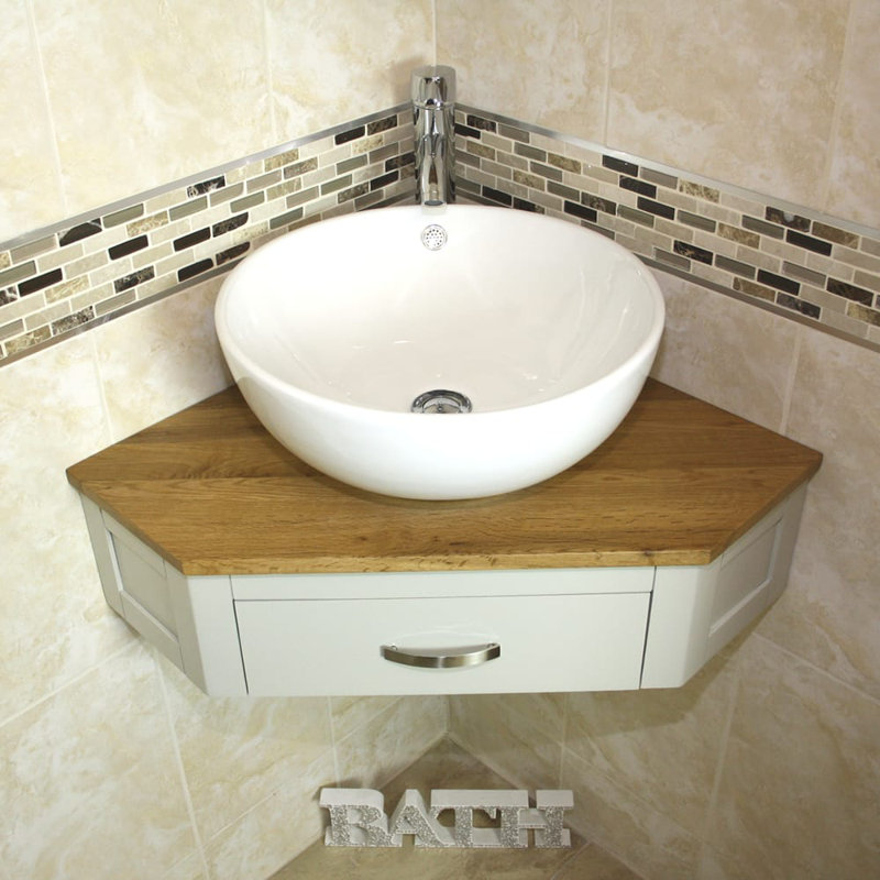 Kyree 550mm Single Bathroom Vanity with Vessel Ceramic Basin, Grey