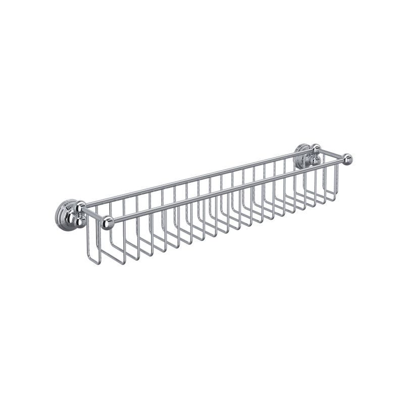 Perrin & Rowe 20" Bottle Basket, Polished Chrome