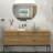 Bathroom Artistic Tempered Glass Vessel Bathroom Sink With Pop-Up Drain, Clear