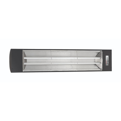Marine Grade Electric Patio Heater, Dual Element, 39 Inch, 4000W, 277V, Black
