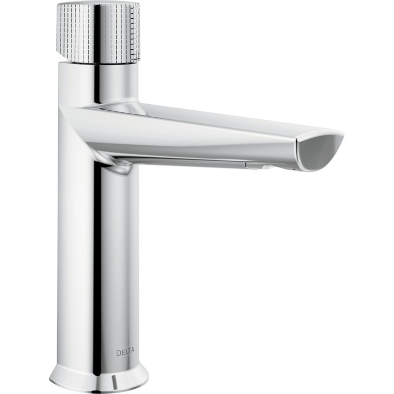 Galeon Single Hole Bathroom Faucet with Drain Assembly, Lumicoat Chrome