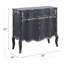 Armoire console au fini gris antique